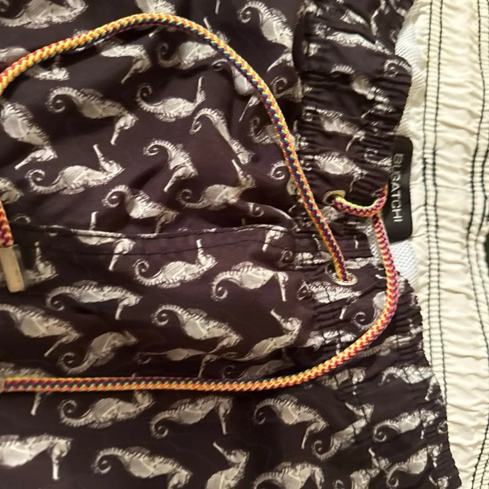 Bugatachi Men's swim Trunk Seahorse Design xxl